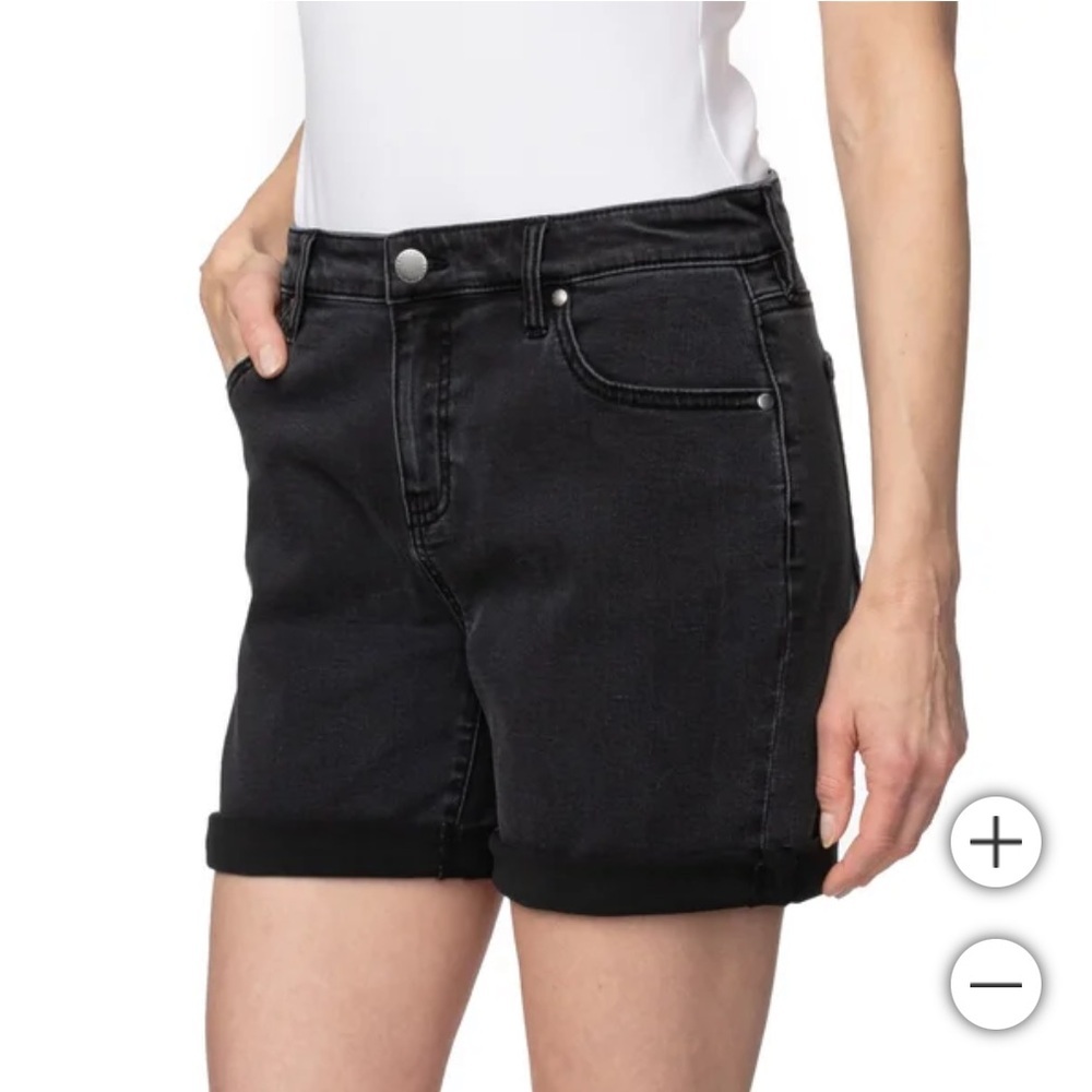 ☀️Buffalo David Bitton “Teagan” Denim Shorts Black Size 4